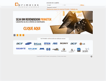 Tablet Screenshot of primetekrevenda.com.br